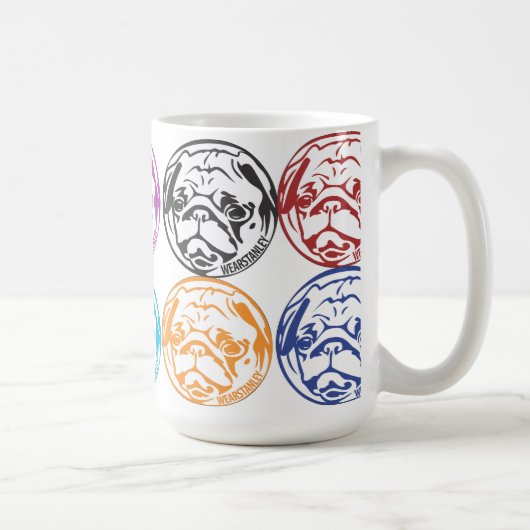 パグのマグ コーヒーマグカップ (右)