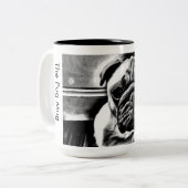 パグのマグ ツートーンマグカップ (正面左)