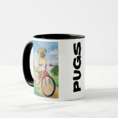 パグのマグ マグカップ (正面左)