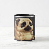 パグのマグ マグカップ (中央)