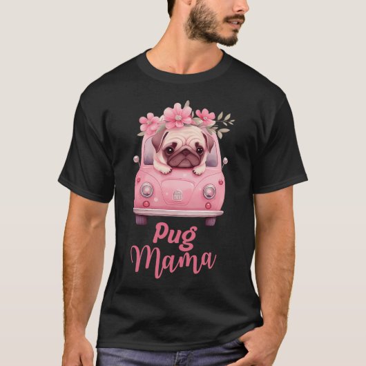 パグのママ Tシャツ (正面)