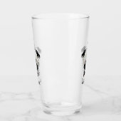 パグのユニコーン|はユニークです タンブラーグラス (左)