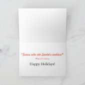 パグの休日またはクリスマスカード。 Minnie、最高およびMatti シーズンカード (内部)