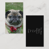 パグの名刺 名刺 (正面/裏面)