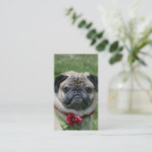 パグの名刺 名刺 (スタンド正面)