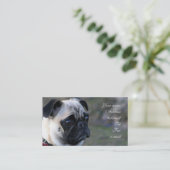 パグの名刺 名刺 (スタンド正面)