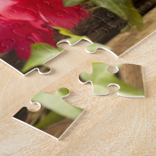 パグの子犬およびギフト用の箱 ジグソーパズル (側面)