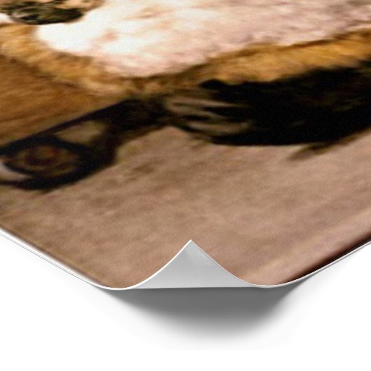 パグの子犬のポスター ポスター (角)