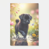 パグの子犬のポストイット®ノート ポストイット (正面)