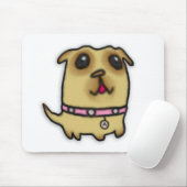 パグの子犬のマウスパッド マウスパッド (マウス)