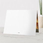 パグの子犬 オータム デライト パンプキン カード (裏面)