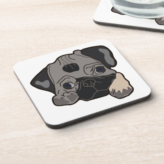 パグの子犬！ コースター (左側)