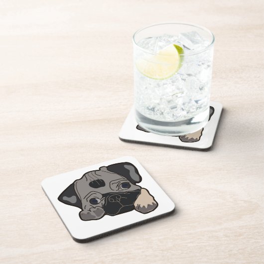 パグの子犬！ コースター (右側)