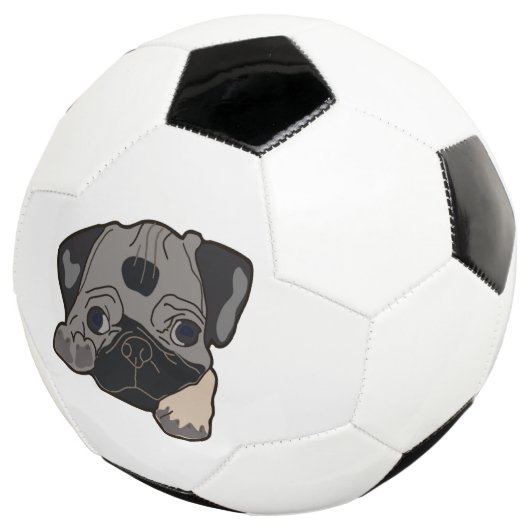 パグの子犬 サッカーボール (3/4)