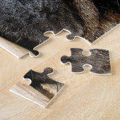 パグの子犬 ジグソーパズル (側面)