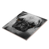 パグの子犬 タイル (側面)