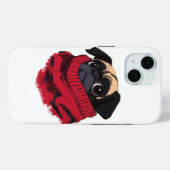 パグの子犬 Case-Mate iPhoneケース (裏面 (横))