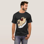 パグの寿司 Tシャツ (正面フル)