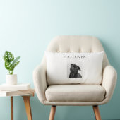 パグの恋人のLumbarの枕 ランバークッション (椅子)