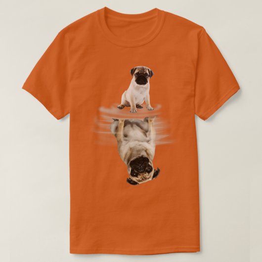 パグの愛 Tシャツ (デザイン正面)