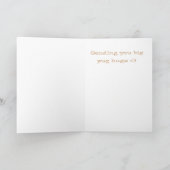 パグの挨拶状 カード (内部)