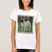 パグの提起 Tシャツ (正面)