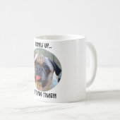 パグの時間! コーヒーマグカップ (正面右)