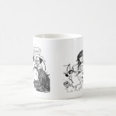 パグの朝 コーヒーマグカップ (中央)