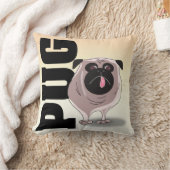 パグの枕 クッション (ブランケット)