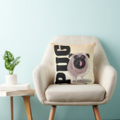 パグの枕 クッション (椅子)