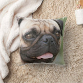 パグの枕 クッション (ブランケット)