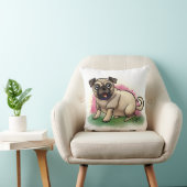 パグの枕 クッション (椅子)
