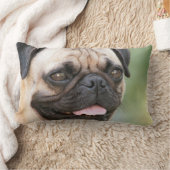 パグの枕 ランバークッション (ブランケット)