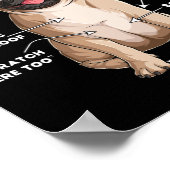 パグの構造 ポスター (角)