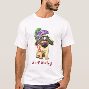パグの海賊 Tシャツ