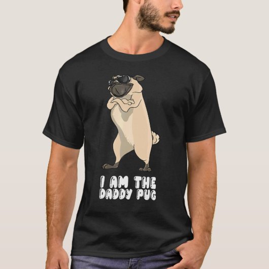 パグの父です Tシャツ (正面)
