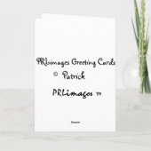 パグの父の日の挨拶状 カード (裏面)