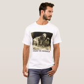 パグの犬およびダルマチア人 Tシャツ (正面フル)