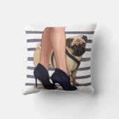 パグの生命 クッション (裏面)