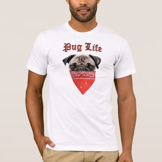 パグの生命 Tシャツ (正面)