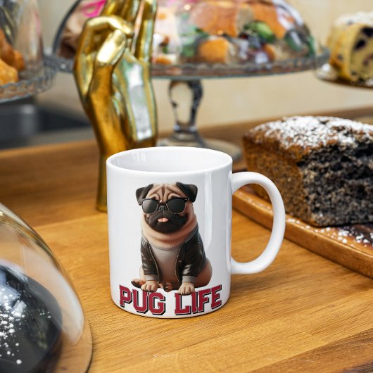 パグの生活 かわいい犬 コーヒーマグカップ