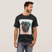 パグの絵 Tシャツ (正面フル)