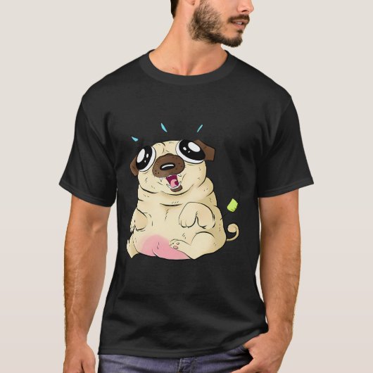 パグの薬 Tシャツ (正面)