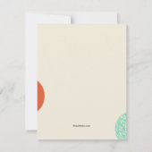 パグの誕生日パーティー招待状 招待状 (裏面)