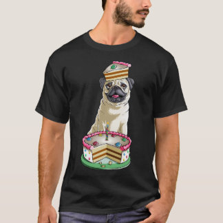 パグの誕生日 Tシャツ