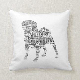 パグの雲の枕 クッション