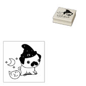 パグの魔女スタンプ ラバースタンプ (押印)