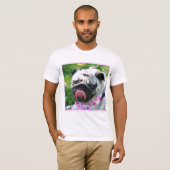 パグのTシャツ Tシャツ (正面フル)