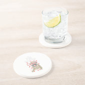 パグは私のバレンタインデーかわいいバレンタインデー愛犬 コースター (側面)