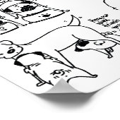 パグみたいに生きろ！ ポスター (角)